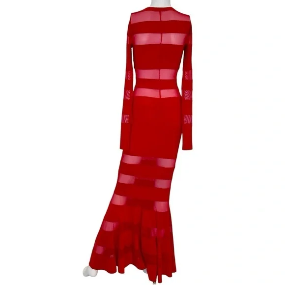 Norma Kamali Spliced Dress Fishtail Gown - Picture 3 of 16